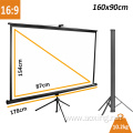 Standard Tripod Portable Manual Pull Down Projection Screen